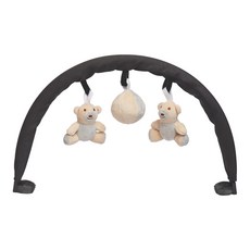 Vigor 嬰幼兒用彈彈椅專用吊飾玩具桿 嬰兒玩具, 復古黑, 1個