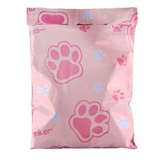 Maket Gamseong 印花服飾包裝袋, 100個, 貓爪