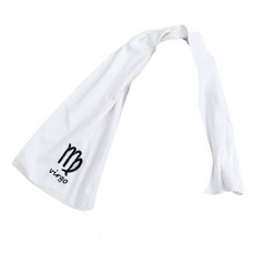 星座運動毛巾 110g, 1條, 處女座 白色