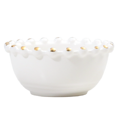 TINNY BLANC 天鵝金邊醬料碗 9cm, 1個, 白色