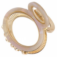 soosda 圓形纖維素金屬鯊魚夾 髮夾 4121