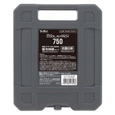 Astage Je 露營便攜式保冷迷你冰袋 750 深灰色, 1個, 1入