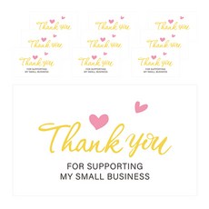 Maket Gamseong 禮物感謝訊息包裝卡, 類型 3, 10個