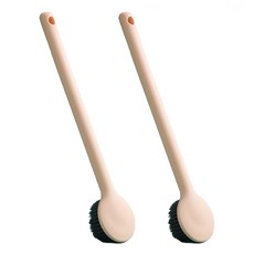 unhave 黑色沐浴身體刷 ONE SIZE, 珊瑚色, 1入, 2個