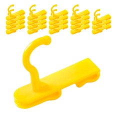 마켓감성 철망선반 디스플레이 후크, 옐로우 대, 20개