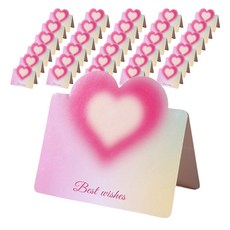Maket Gamseong 夢想愛情留言卡, 玫瑰粉, 100個