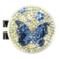 ANYGOLF 水晶自然高爾夫球標, 04) BTF-25 金藍色, 1個