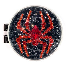 ANYGOLF 水晶自然高爾夫球標, 13) SPD-32 黑紅色, 1個