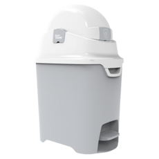 Diaper Champ 腳踏式隔臭尿布桶, 灰色, 50L