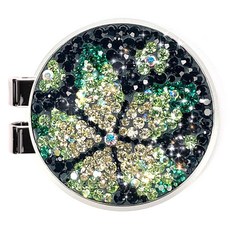 ANYGOLF 水晶自然高爾夫球標, 03) FLW-24 黑黃色, 1個