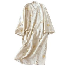 UNHEVE 可愛V領浴袍 L, 1個, 灰色