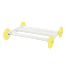 BANSUK SPORTS 臀腿滾輪AB滑輪, 單一, 白色