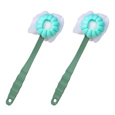 언헤브 2in1 플라워 샤워 바디 브러쉬, 그린, 1개입, 2개