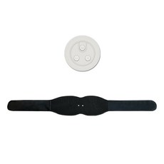 큐어소닉 EMS 허리 복부 슬림마사지기 화이트, CP3081M