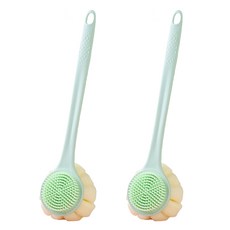 언헤브 스크럽 샤워 바디 브러쉬, 그린, 1개입, 2개