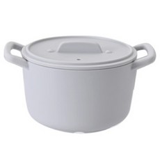 Lime Olive 矽膠微波爐手柄蒸鍋 600ml, 灰色, 1個