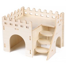 Lanboer 倉鼠村莊小屋, 1個, 木質