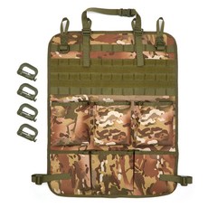 ACEPEED 車用露營座椅置物袋 收納用品 椅背 C92, 迷彩, 1個