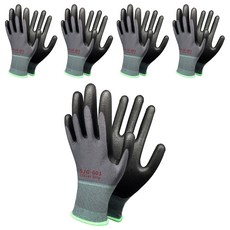 SJG Clover Grip NBR 塗層手套 SJG-601 M, 混合顏色, 5套