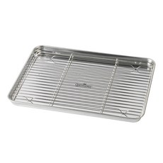 QUEEN SENSE Modern 304 方形調理盤, 1套, 網架 + 托盤