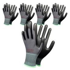 신정글러브 SJG-603 클로버그립 NBR 코팅 장갑 세트 M, 혼합색상, 5세트