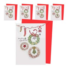 프롬앤투 열매리즈 카드 FS1014-3, 혼합색상, 5개