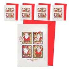 From&To 聖誕歌聖誕老人卡片 FS1014-4, 混色, 5個