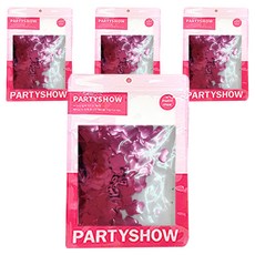 PARTYSHOW SHOW 銀箔愛心亮片 1.5cm 20g, 4個, 粉紅色