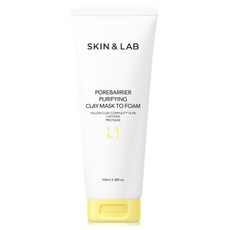 SKIN&LAB 毛孔屏障淨化泥膜洗面乳, 1個, 100ml