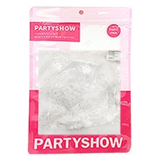 파티쇼 성인용 고급 면사포 레이스 머리띠, 화이트, 1개