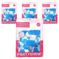 PARTYSHOW SHOW 銀箔圓形亮片 2.5cm 20g, 嬰兒圖案, 4個