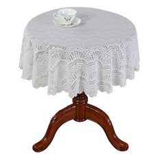 Market Pio 法式蕾絲圓形桌巾, 類型5, 120cm