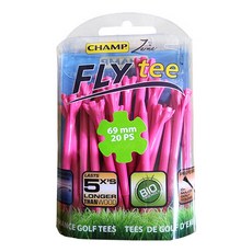 CHAMP Jama Fly 高爾夫球Tee 20入, 亮粉色, 1個