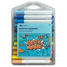 ENMy 恩米 水性壓克力多用途麥克筆, 1套, 24色