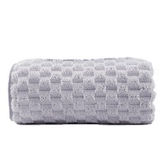 unheve 柔軟雲朵浴巾 70 x 140 cm, 1個, 04 灰色