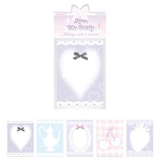 Maket Gamseong 夢想便條紙系列, 蕾絲茶會, 1個, 6入