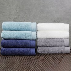 송월타월 세면타올 165g 30수 면사, 랜덤발송, 8개