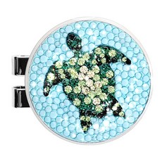 ANYGOLF 水晶動物高爾夫球標, 1個, 14 天空藍 + 綠色(TUL-46)