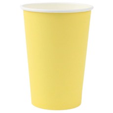 Inp 粉彩紙杯 檸檬黃 390ml, 1套