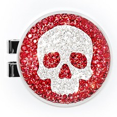 ANYGOLF 水晶動物高爾夫球標, 1個, 09 紅色 + 白色(SKL-31)