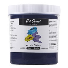 Art Secret 藝術家的秘密 重質地專家級高黏度壓克力顏料 031 普魯士藍, 1色, 1L