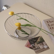 VILLAT 不鏽鋼金屬線籃 基本圓形, 1個, 單一顏色