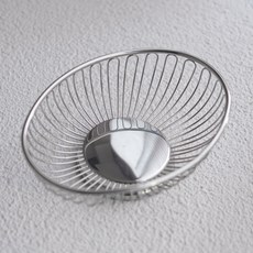 Villat 不鏽鋼絲橢圓籃, 1個, 單一顏色