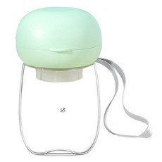 DING DONG PET 寵物 2in1 便攜式蘑菇水瓶, 1個, 綠色