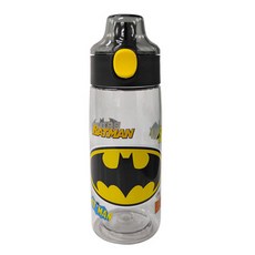 蝙蝠俠彈蓋式透明水壺, 580ml, 1個, 混色
