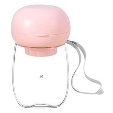 DING DONG PET 寵物 2in1 便攜式蘑菇水瓶, 1個, 粉紅色