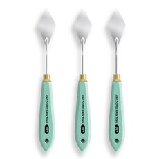 AWESOME 油畫刮刀 軟式, 3個