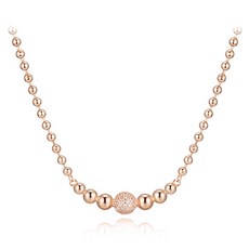 Elle Accessories 女款立體圓形項鍊 ELBRNN184