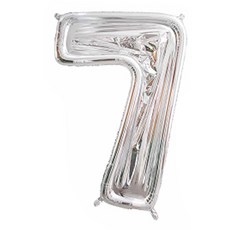 數字框氣球 7, 單一顏色, 2個