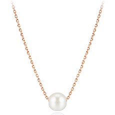 Elle Accessories 女性基本款珍珠項鍊 8mm ELBRNN198